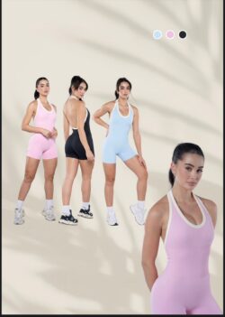 Enterizo Healter con sesgo Corto Bfit